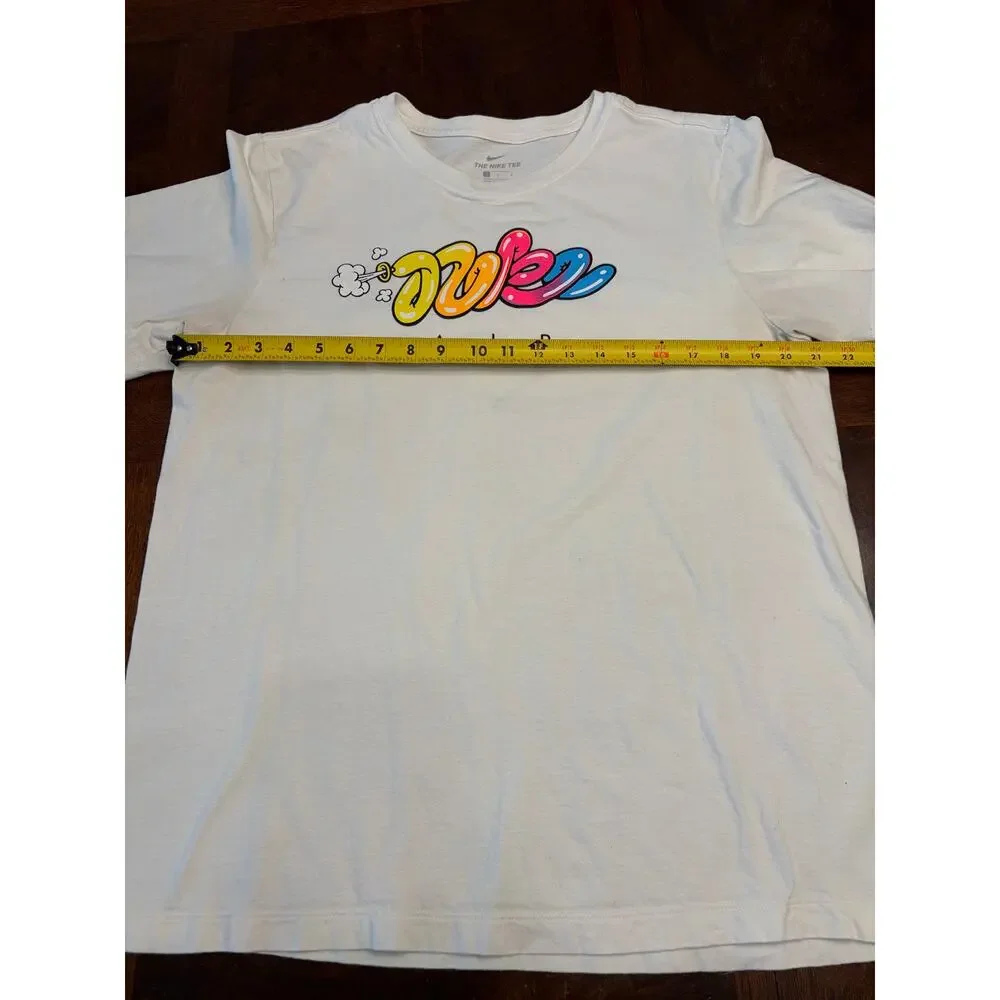 Nike L White Colorful Balloon Nike Air Graphic T-Shirt